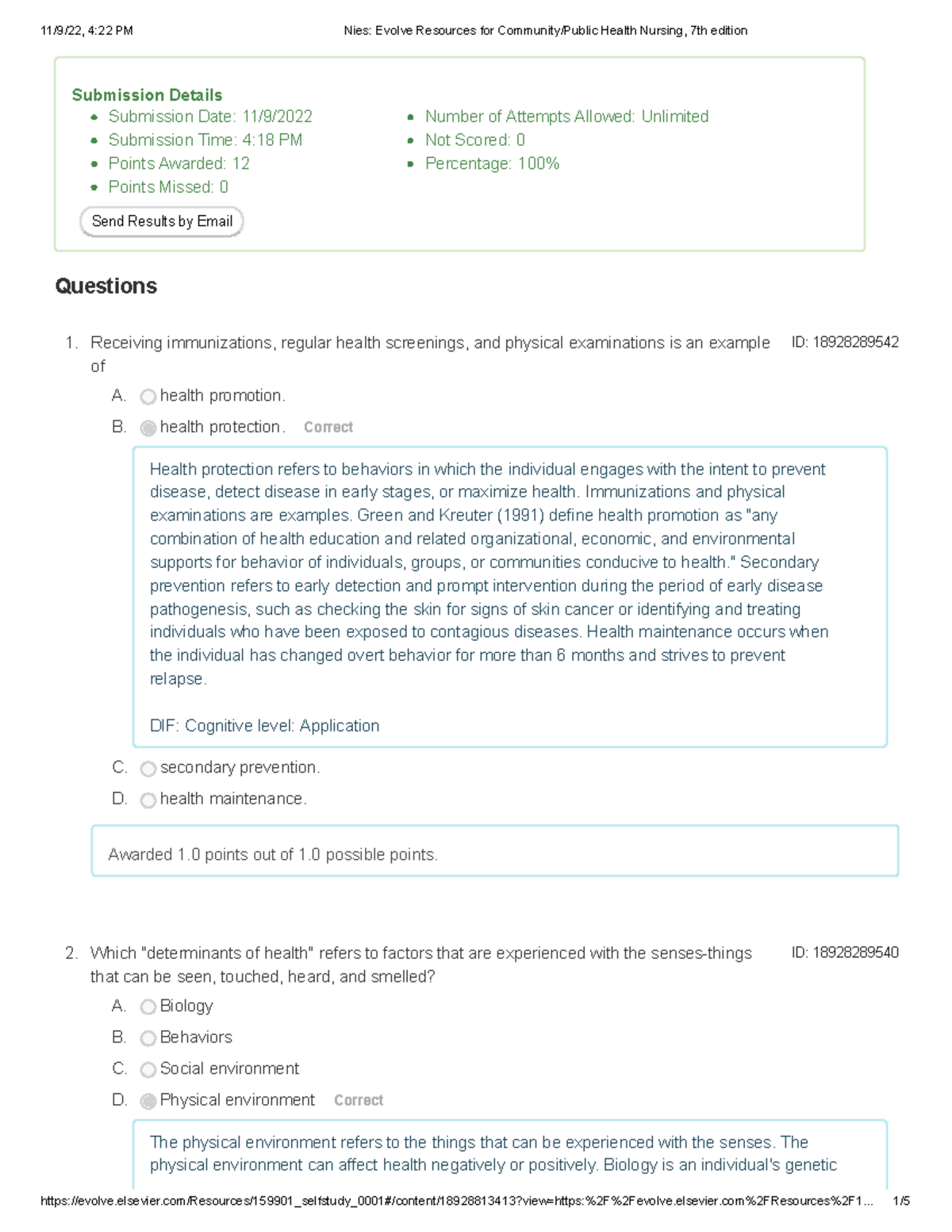 NR 442 Chapter 4 Nclex Questions - Questions Submission Date: 11/9 ...