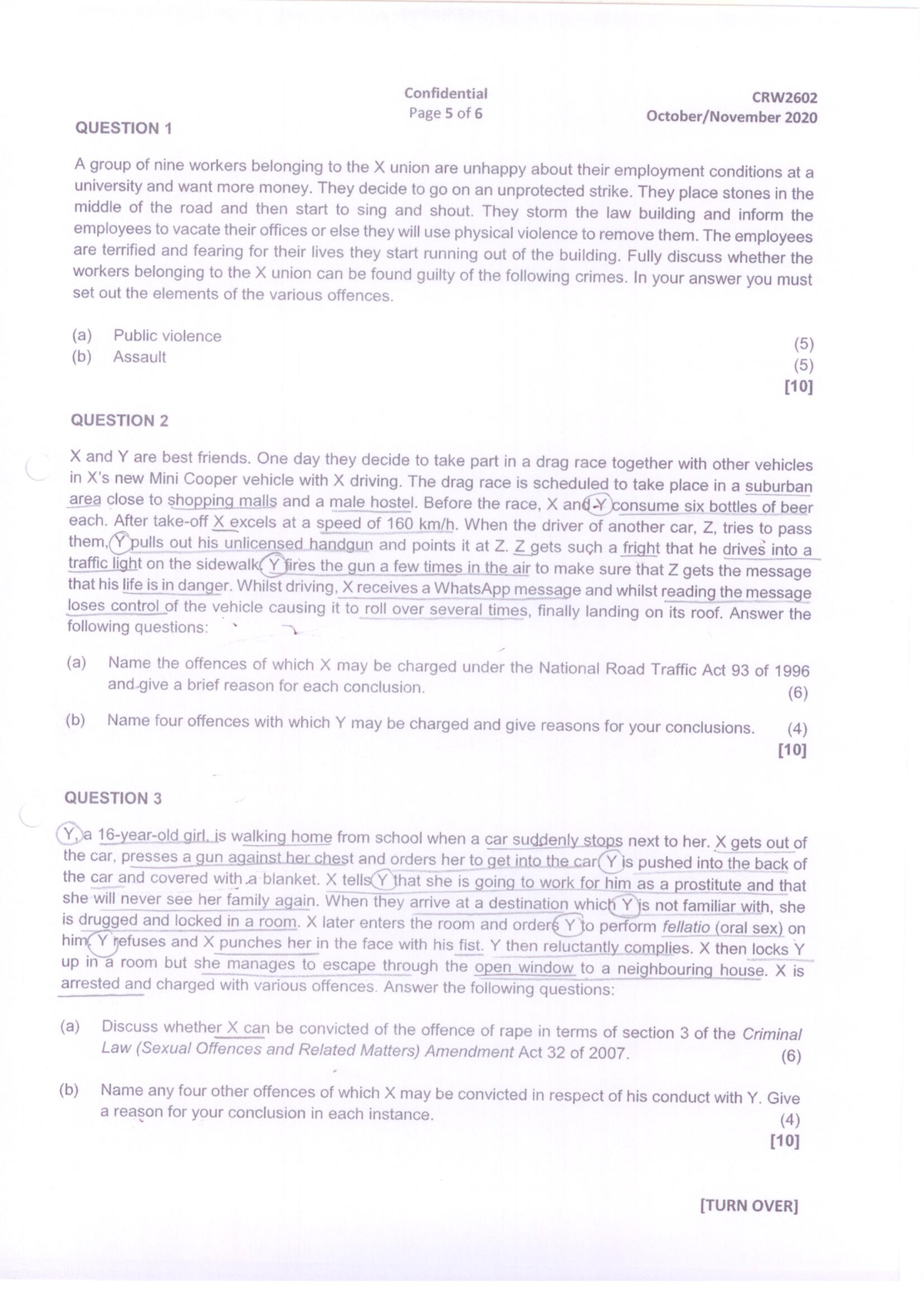 CRW2602 2020 - Exam paper - CRW2602 - Studocu