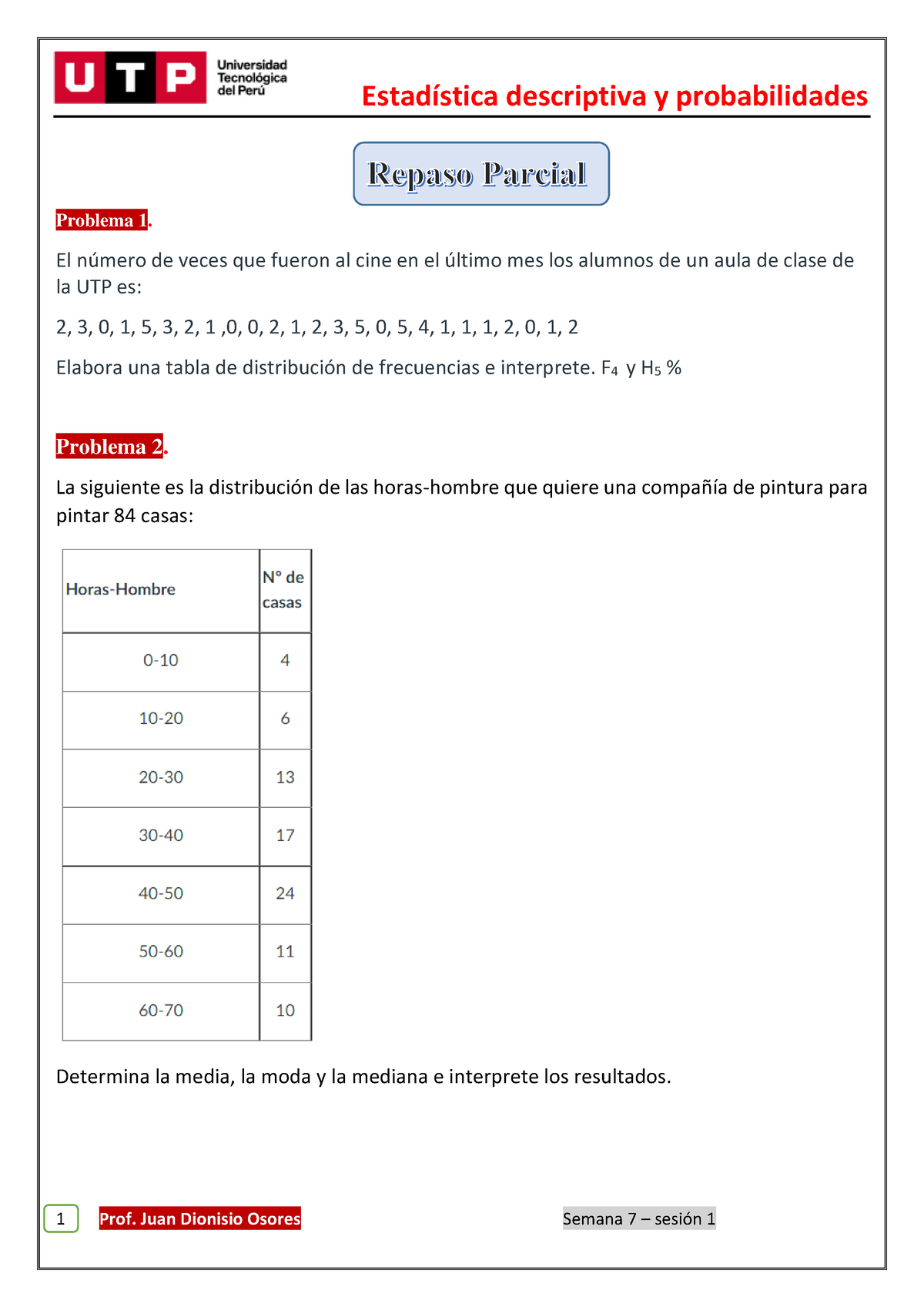 Repaso Para La Evaluación Parcial - EstadÌstica Descriptiva Y ...