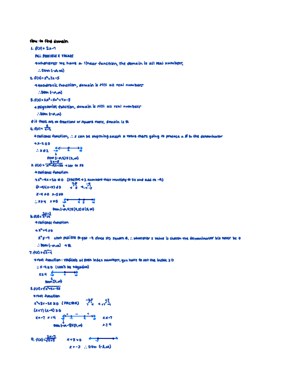 You Tube video notes - MATH 1720 - Studocu