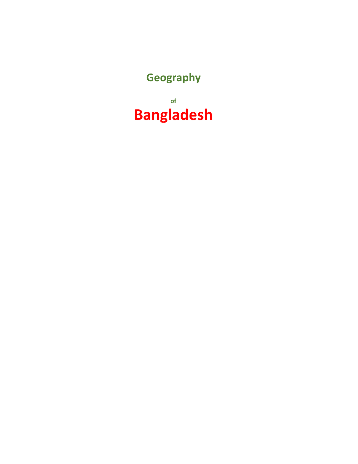 igcse geography case study bangladesh