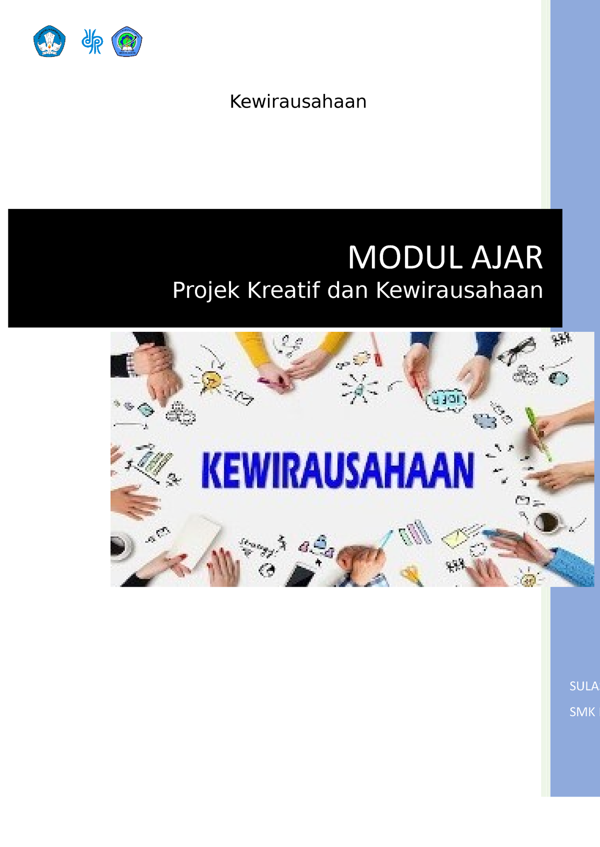 MA 1 New - Produk Kreatif Dan Kewirausahaan - Kewirausahaan K SULAS SMK ...