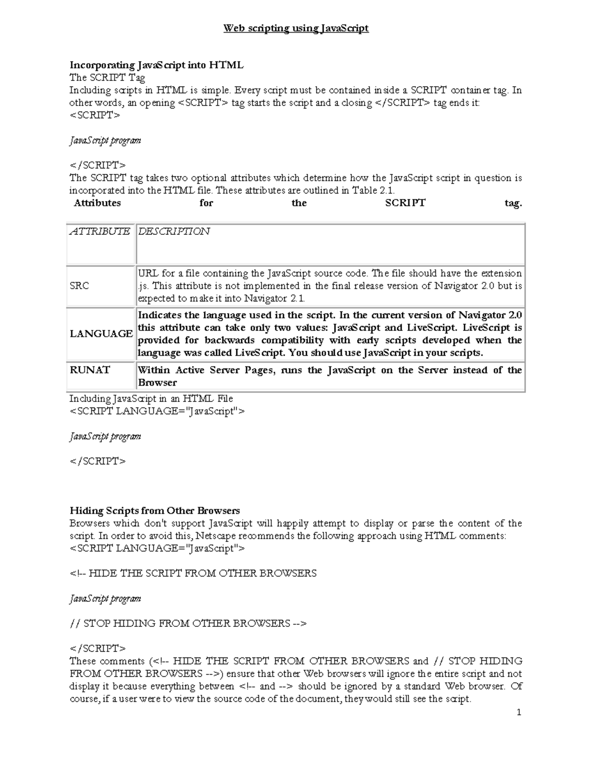 javascript-class-notes-web-scripting-using-javascript-incorporating