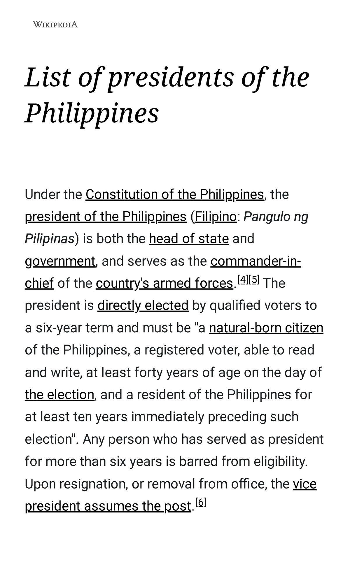 list-of-presidents-of-the-philippines-wikipedia-list-of-presidents