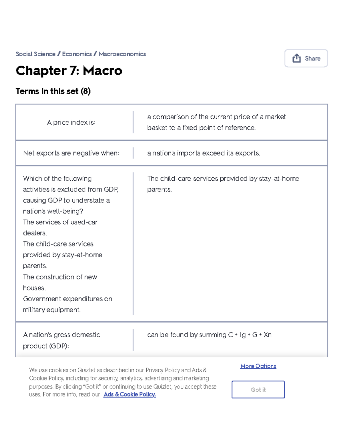 Chapter 7 Macro Flashcards Quizlet - ECON 202 - CSUSB - Studocu