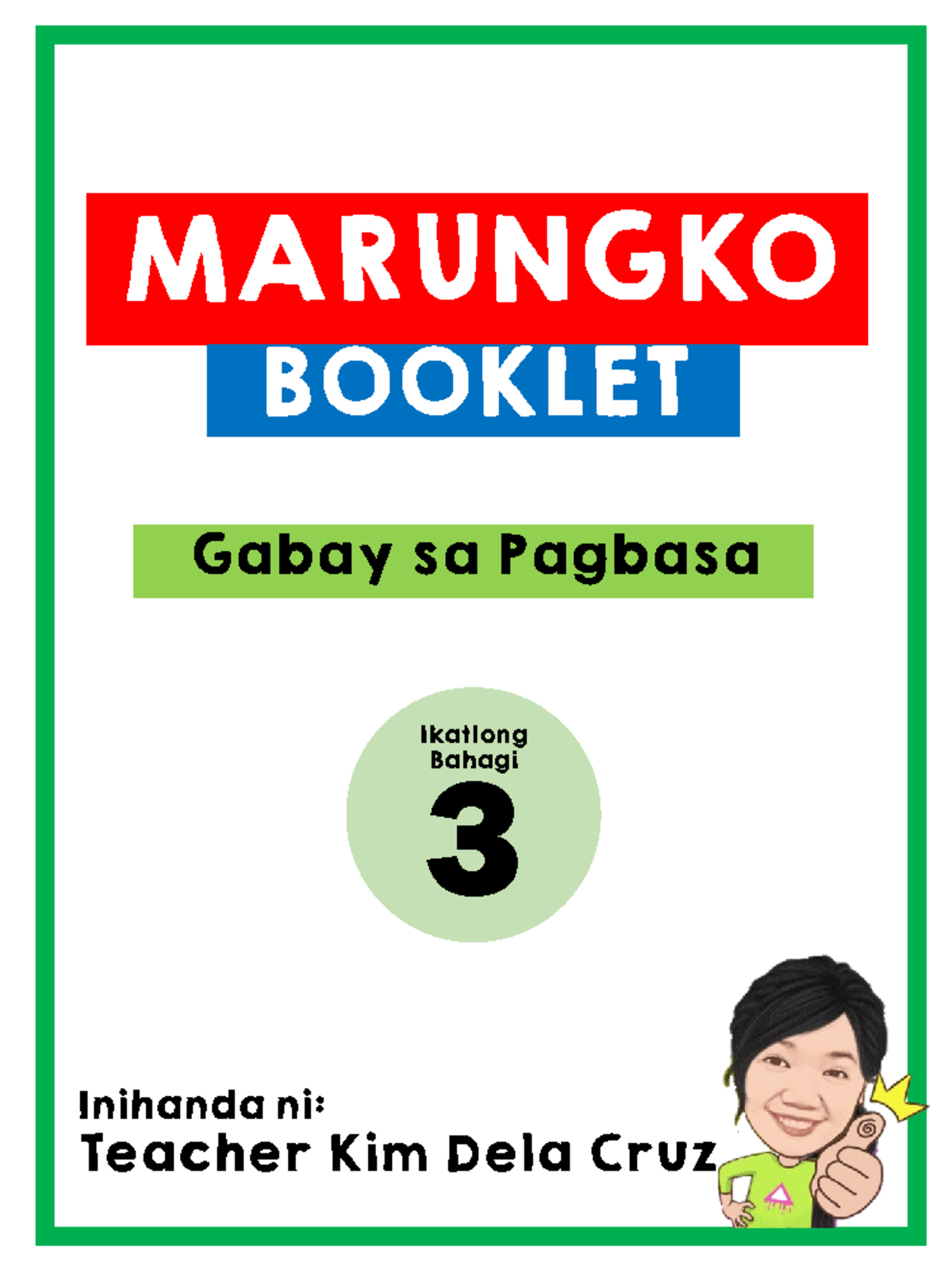 Marungko Booklet 3 - For Guide And Reference - MARUNGKO BOOKLET Gabay ...