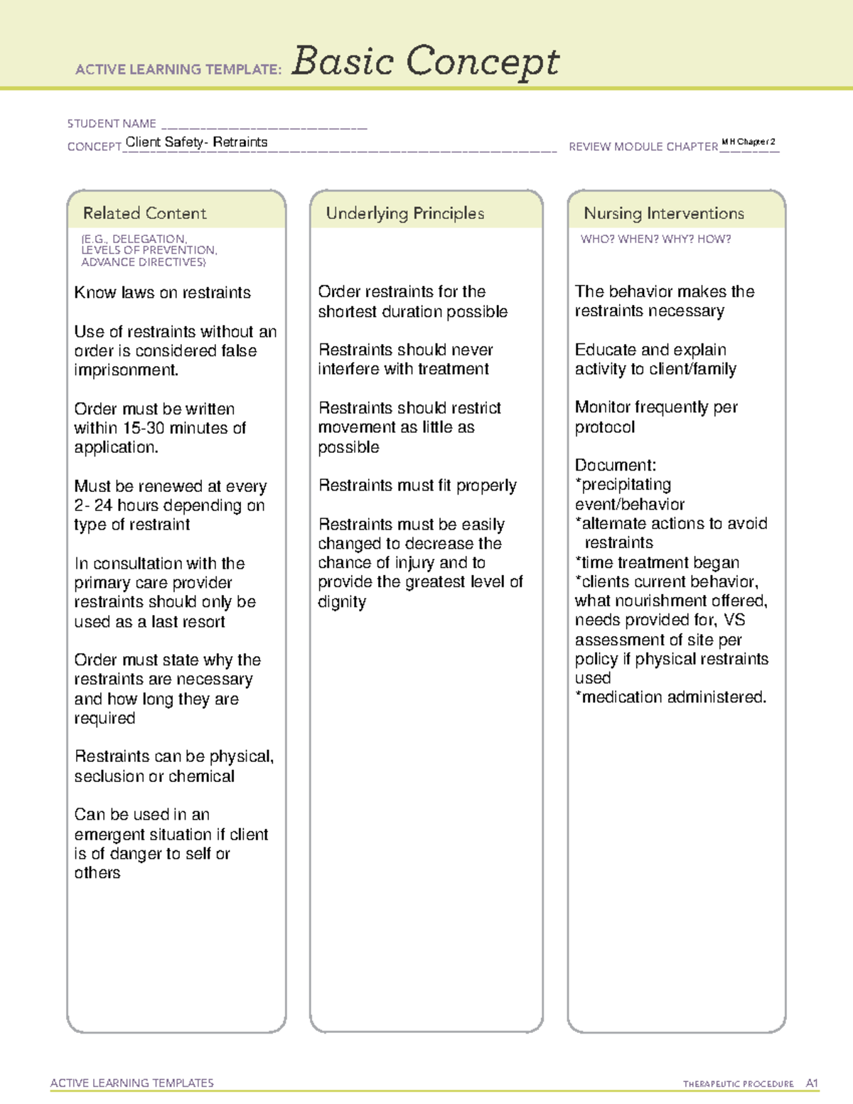 Basic concept example Client Safety 209 Shelton State Studocu