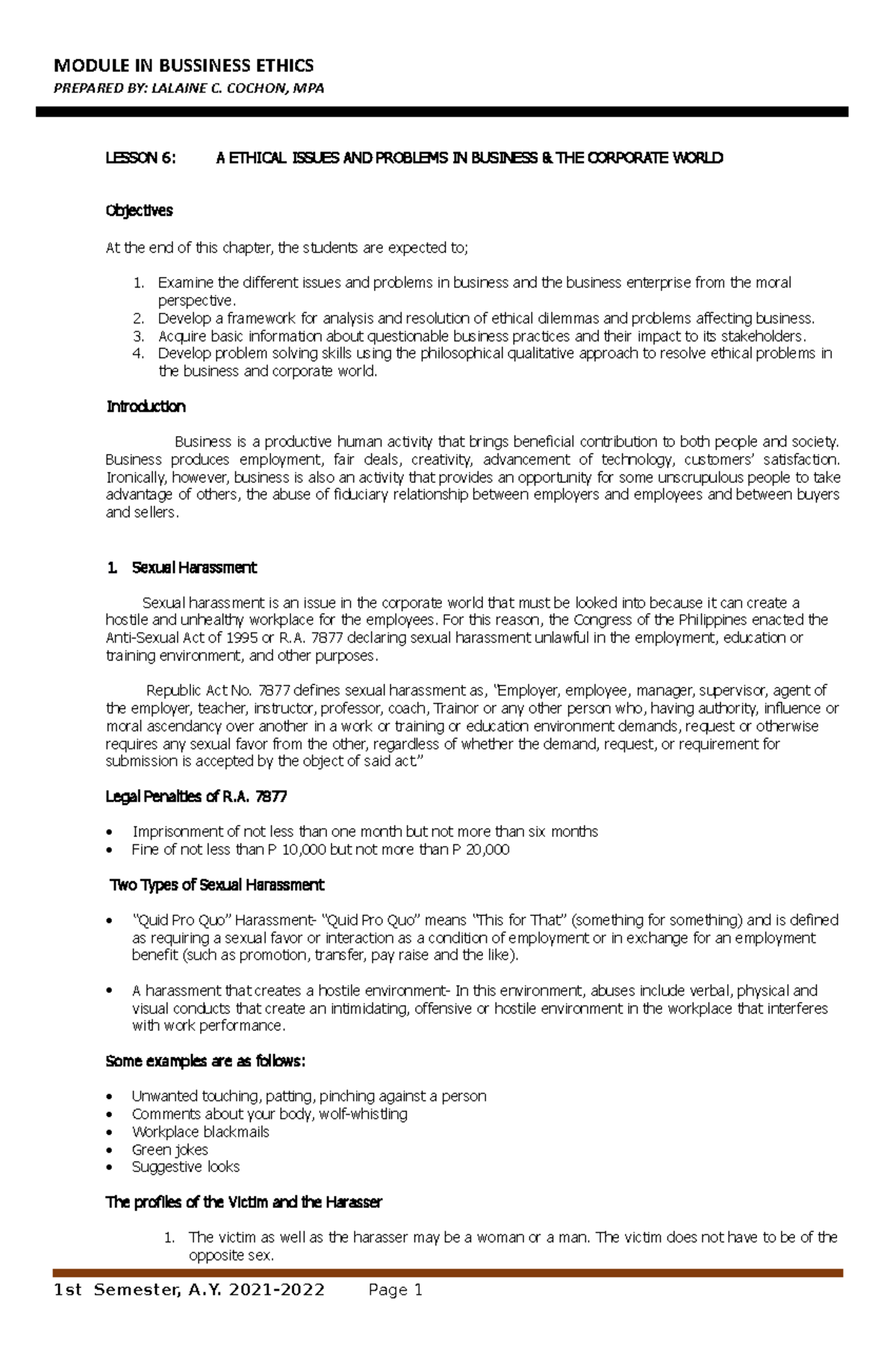 Chapter-6 - Corperter Company has used the installment method of ...