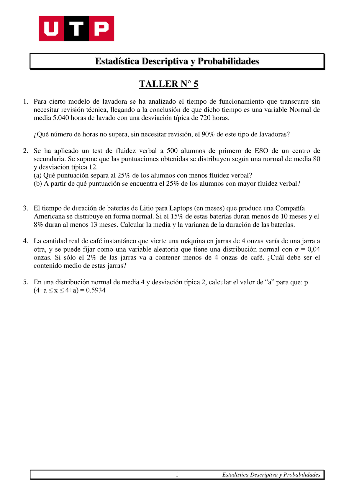 S14. S1 - Taller-editado - 1 Estadística Descriptiva Y Probabilidades ...