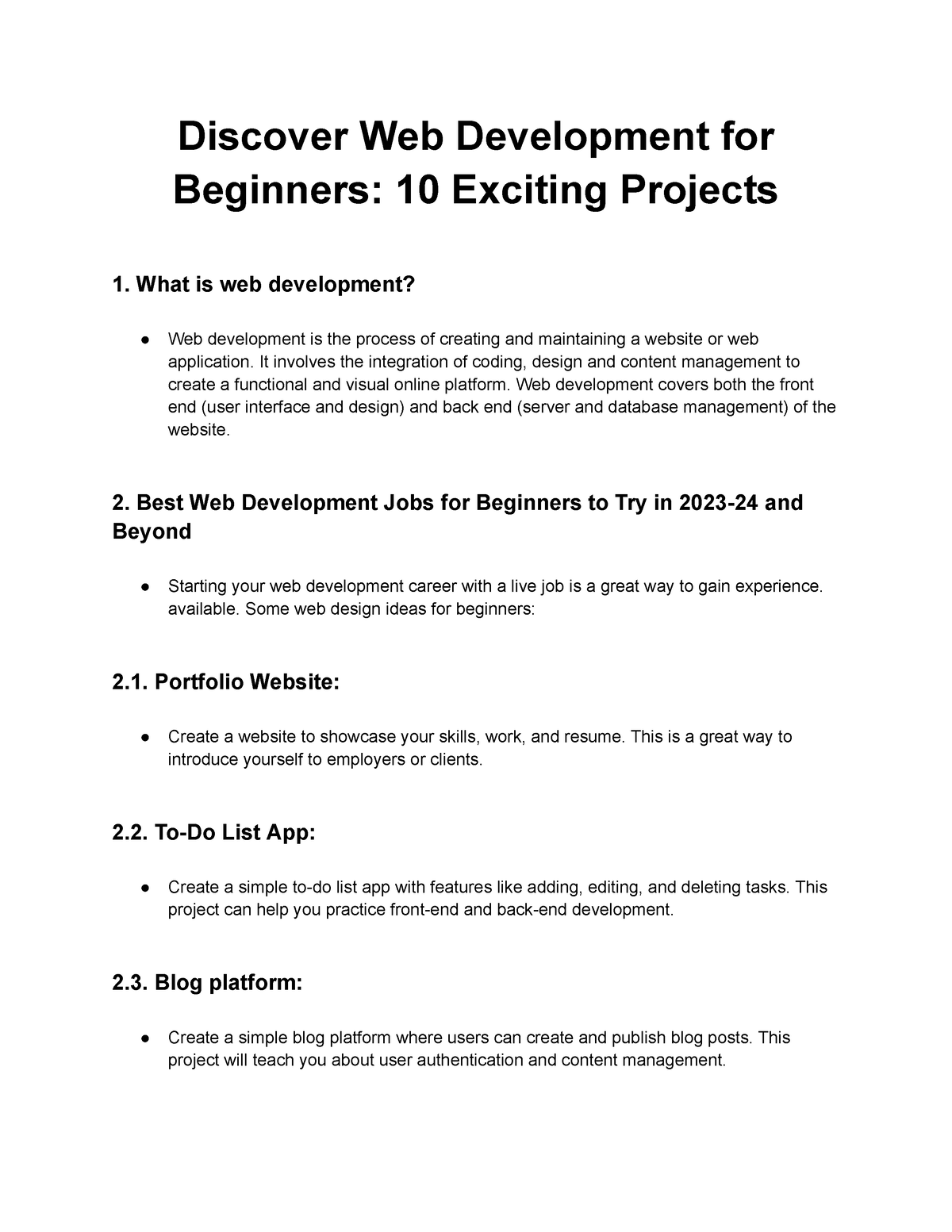 Web Development Notes - Discover Web Development For Beginners: 10 ...