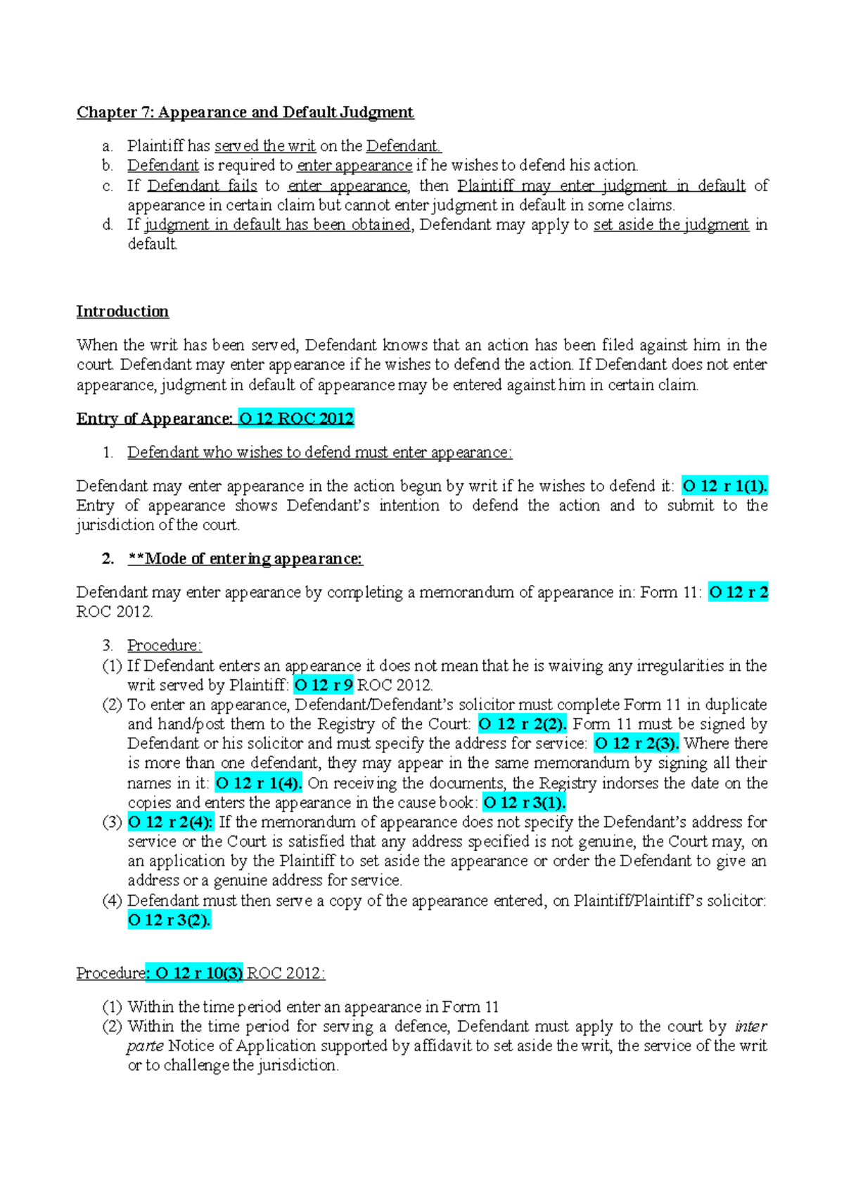 Chapter 7 appearance and default judgment Chapter 7 Appearance and Default Judgment a