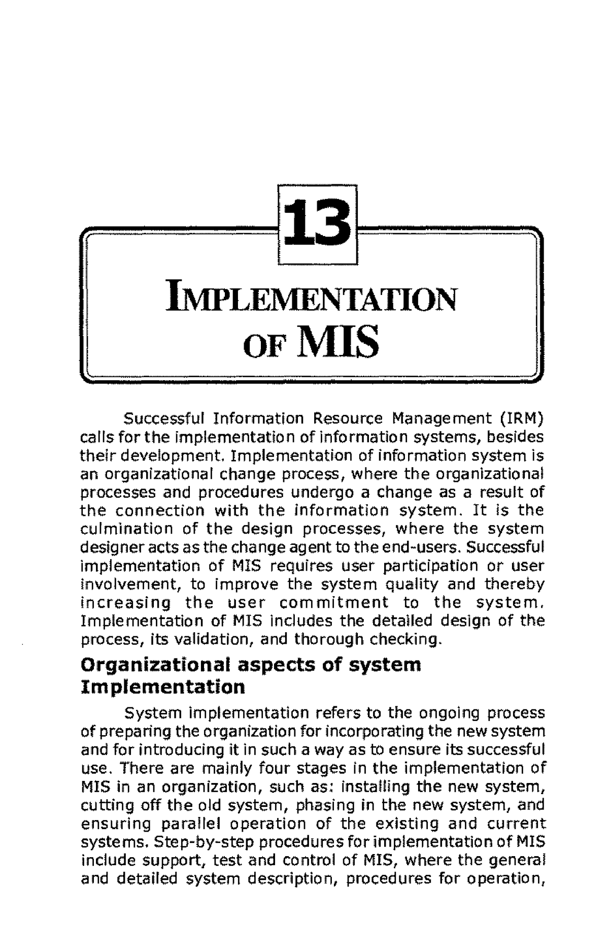 15-chapter-13-implementation-of-mis-implementation-of-mis