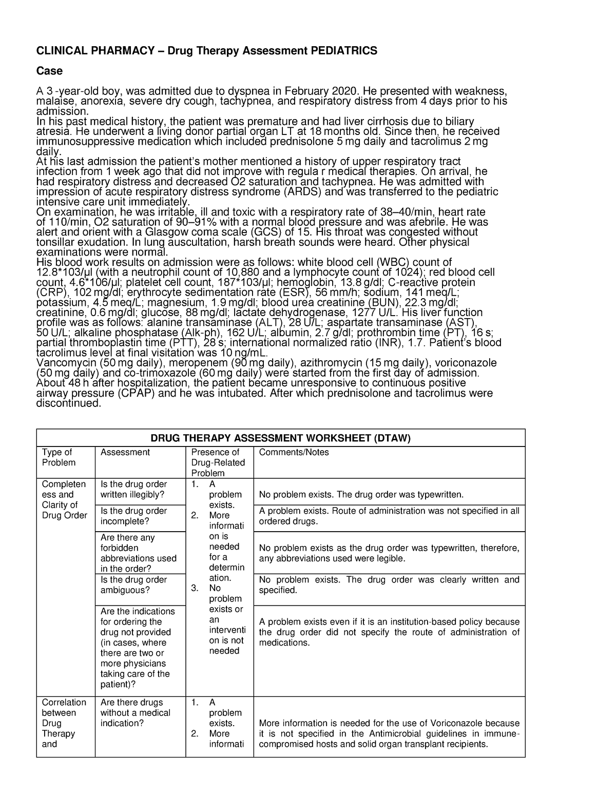 clinical-pharmacy-drug-therapy-assessment-pediatrics-clinical