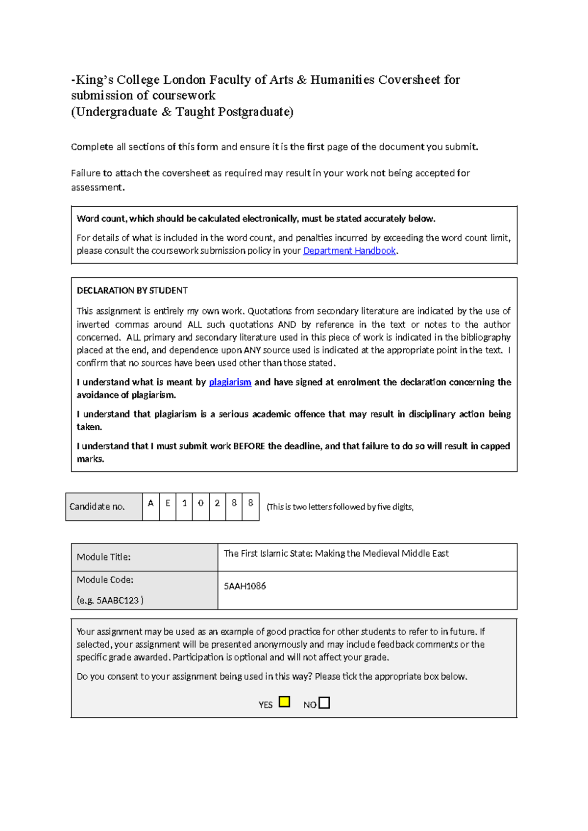 AE10288-.5AAH1086 docx -King’s College London Faculty of Arts ...