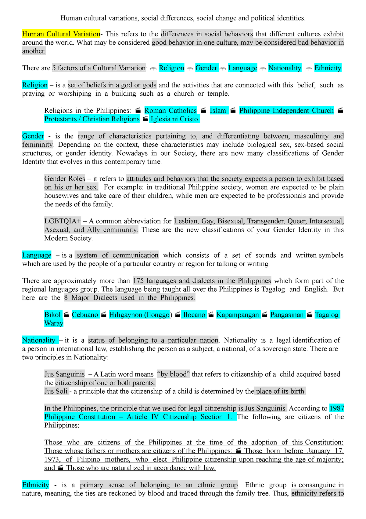 ucsp-mod-1-ucsp-mod-human-cultural-variations-social-differences