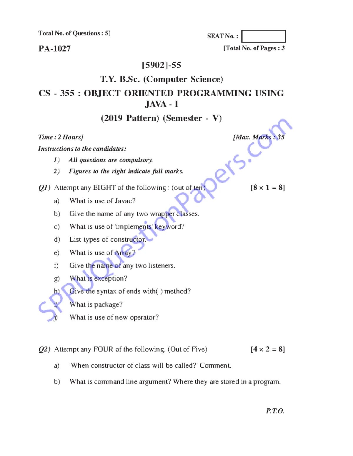 Java prog 4 - Java programming practical - Data science Name Mhaske ...