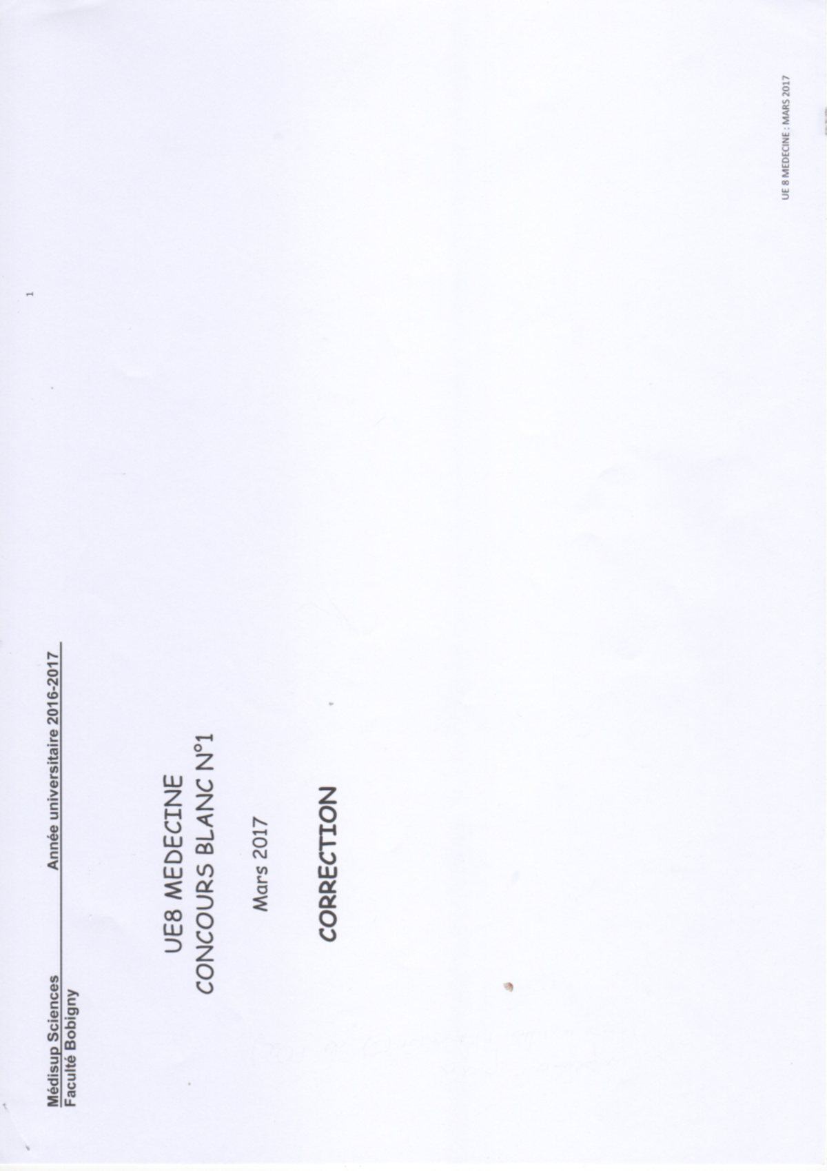 Examen 2017, questions - PACES - Studocu