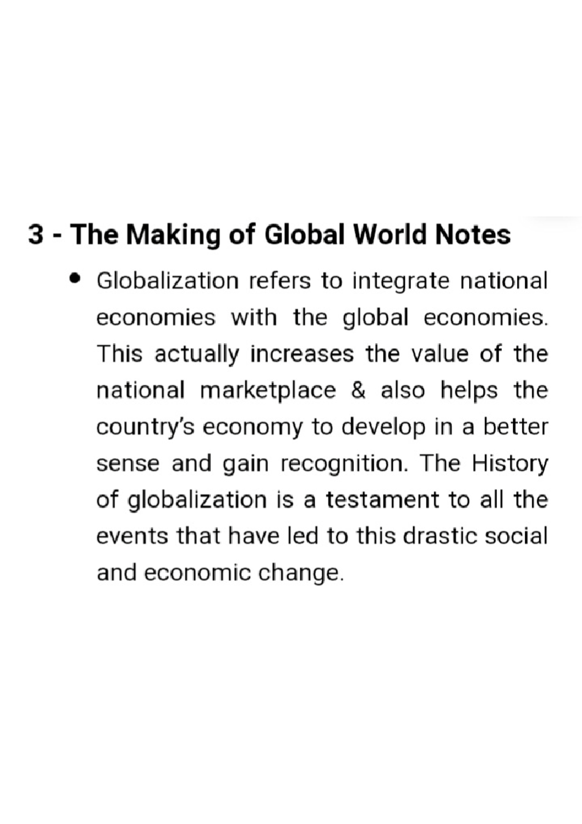 The making of global world short notes B.A History Studocu