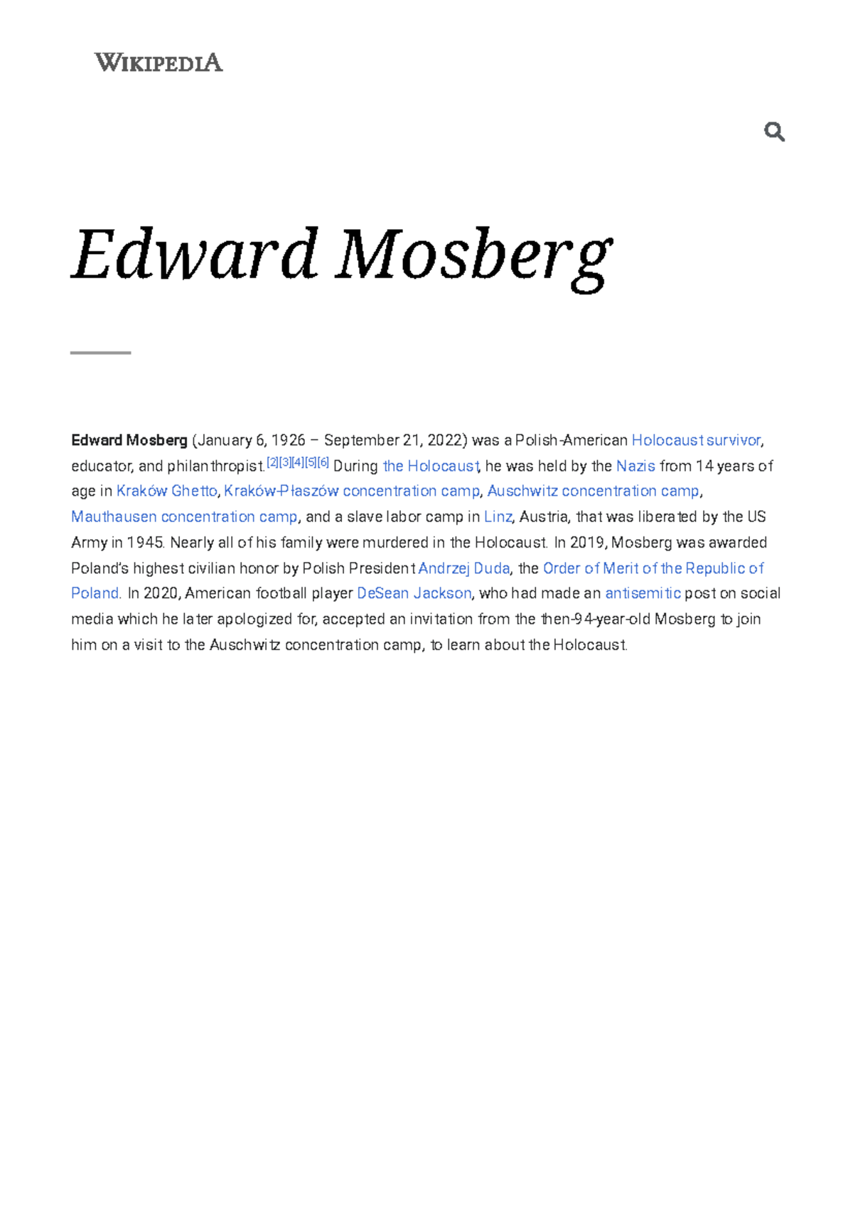 Edward Mosb 1667622991368 - Edward Mosberg Edward Mosberg (January 6 ...