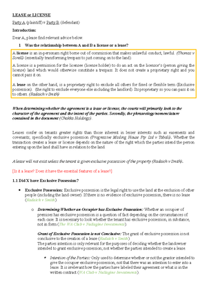 Workshop 5 Strata Titles - LLB254 PROPERTY LAW B S2 2022 TUTORIAL FIVE ...