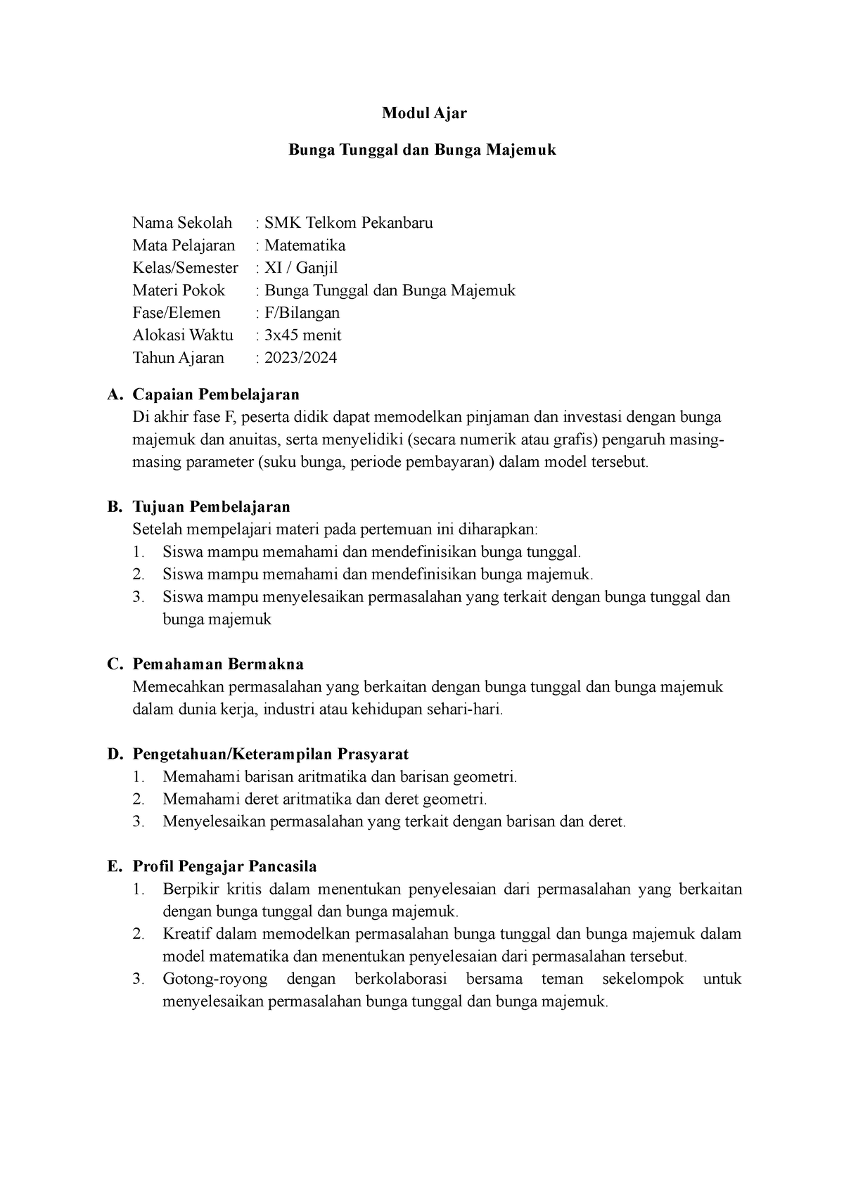 Modul Ajar Bunga Tunggal Dan Majemuk - Modul Ajar Bunga Tunggal Dan ...