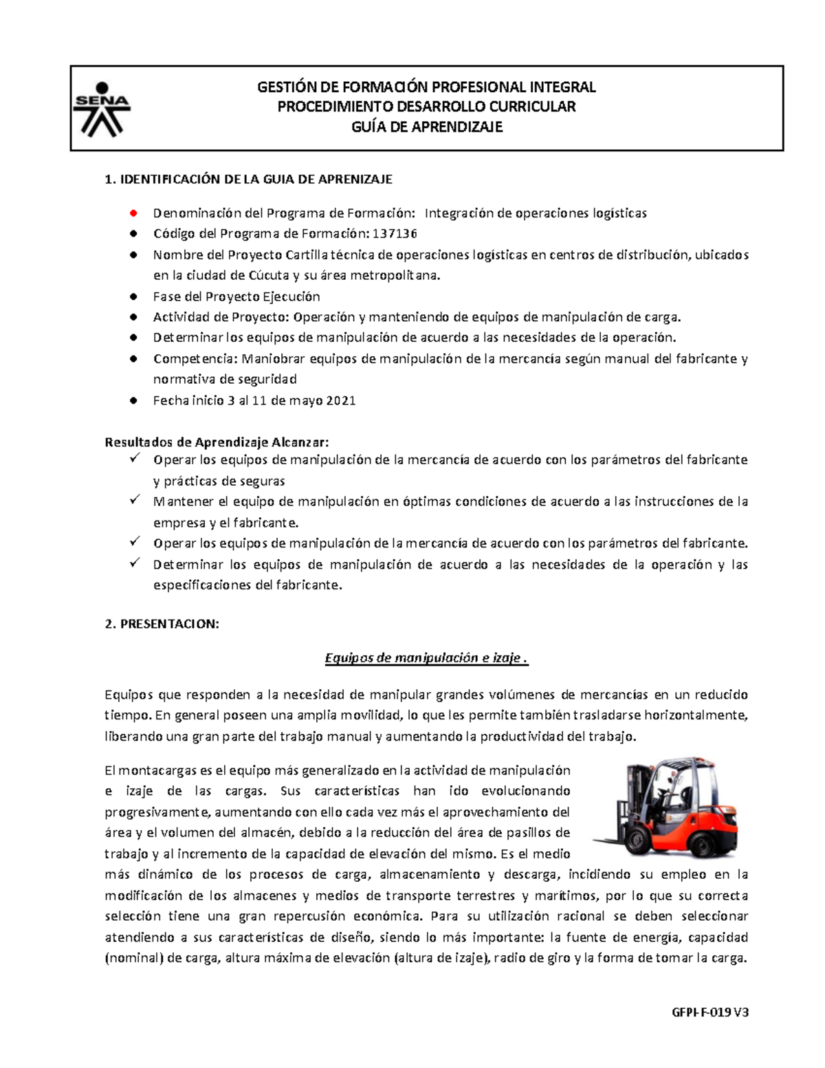 Guía # 6 - Guia #6 De Tecnica Integracion De Operaciones Logisticas ...