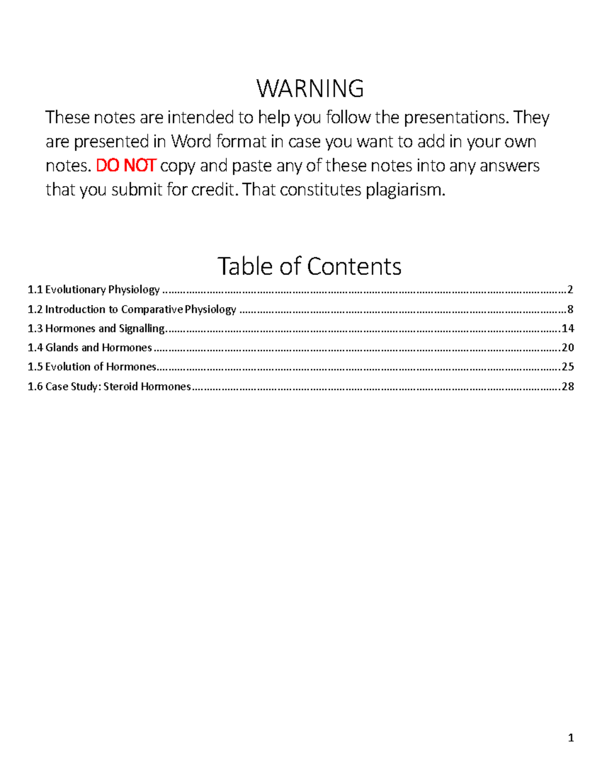 Unit 1 notes - WARNING These Ŷotes are iŶteŶded to help you follow the ...