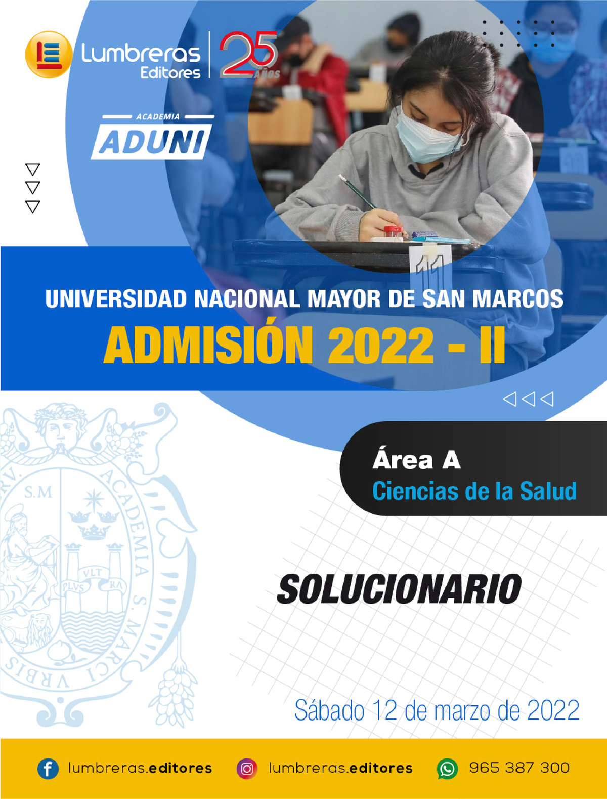 SOL Adm Unmsm - Area A 2022 Ii - Lumbreras Editores Academia ADUNI ...