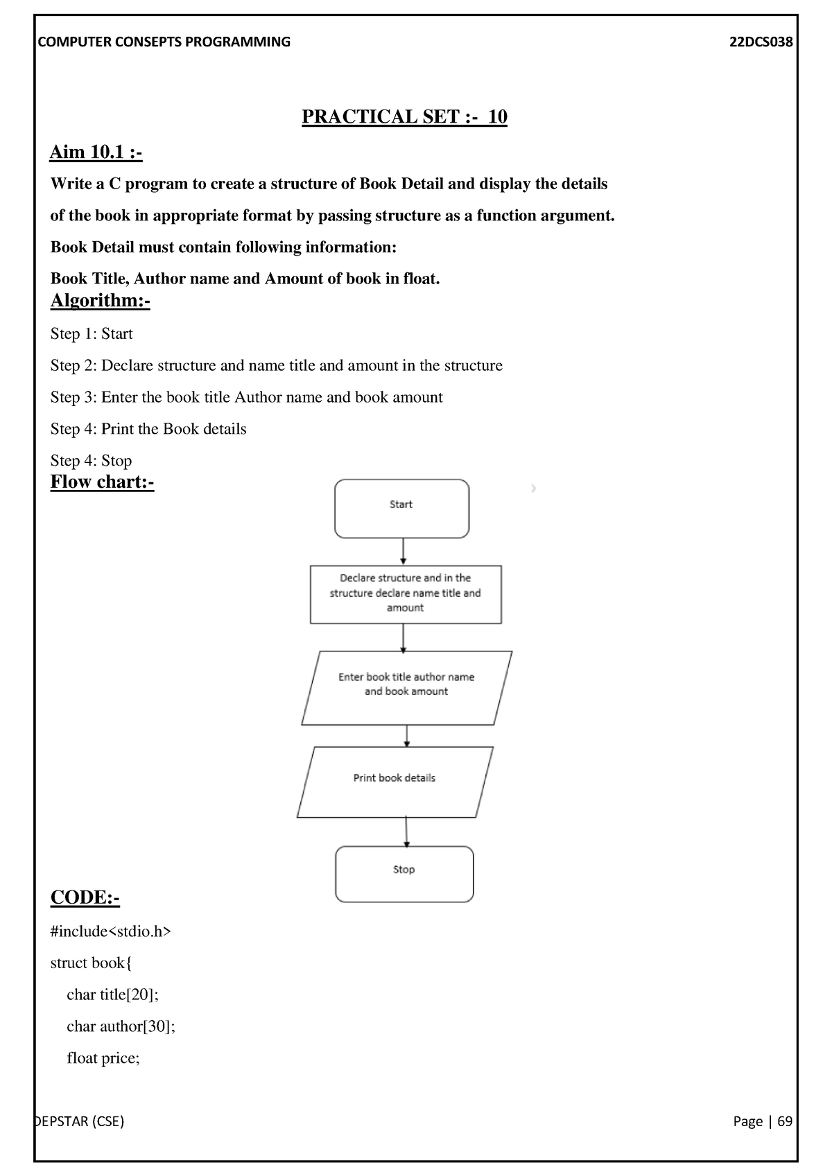 concept-of-structure-of-in-c-programming-practical-set-10-aim-10