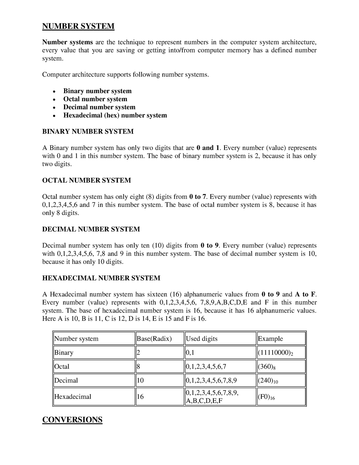 number-system-digital-electronics-short-notes-number-system-number-systems-are-the-technique