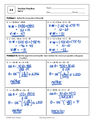 Vector+Application+Worksheet - Vector Application Worksheet Name ...