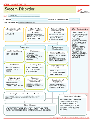 System Disorder active learning template - Teamwork and Collaboration ...