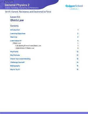 PHY2 11 12 Q3 0601 FD - Summary Science, Technology, Engineering ...