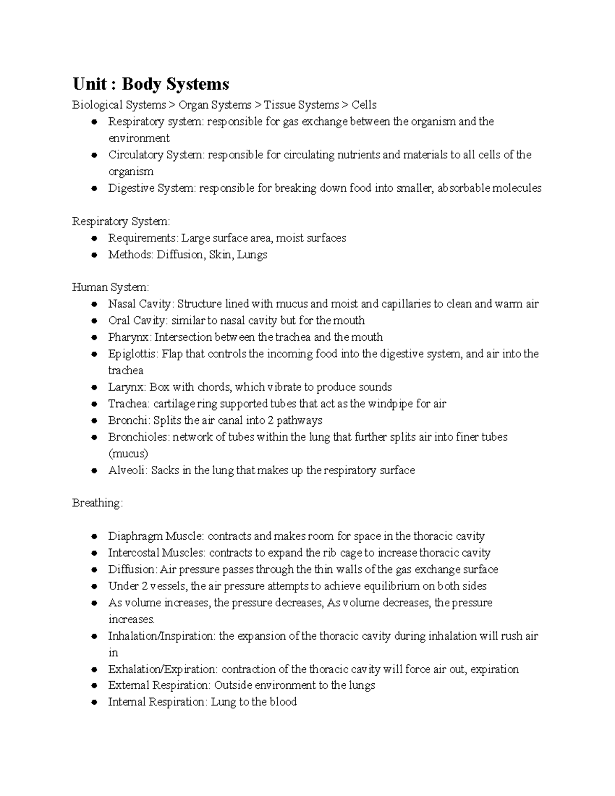 Grade 11 University Biology Exam Study Notes - BIOL1030 - U of M - Studocu
