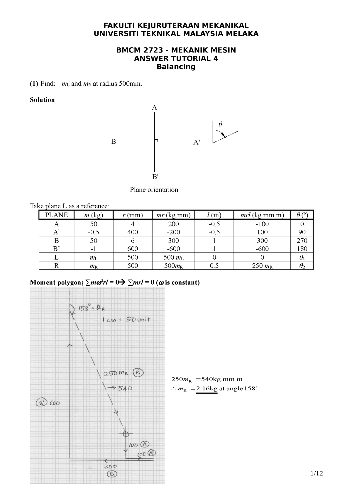 Answer Tutorial 4Dbuang 2jawapan - UNIVERSITI TEKNIKAL MALAYSIA MELAKA ...