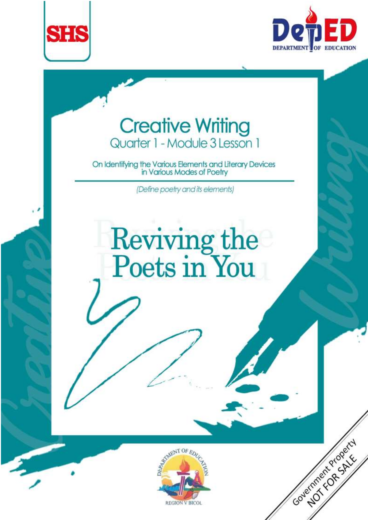 module in creative writing