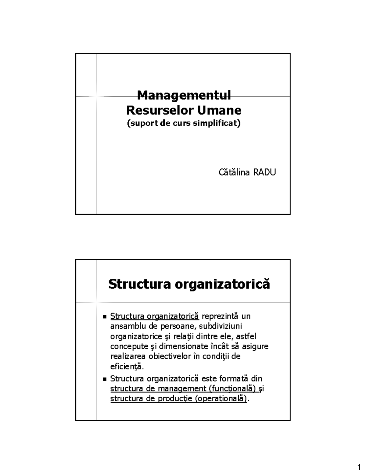 Managementul Resurselor Umane Curs - ManagementulManagementul ...