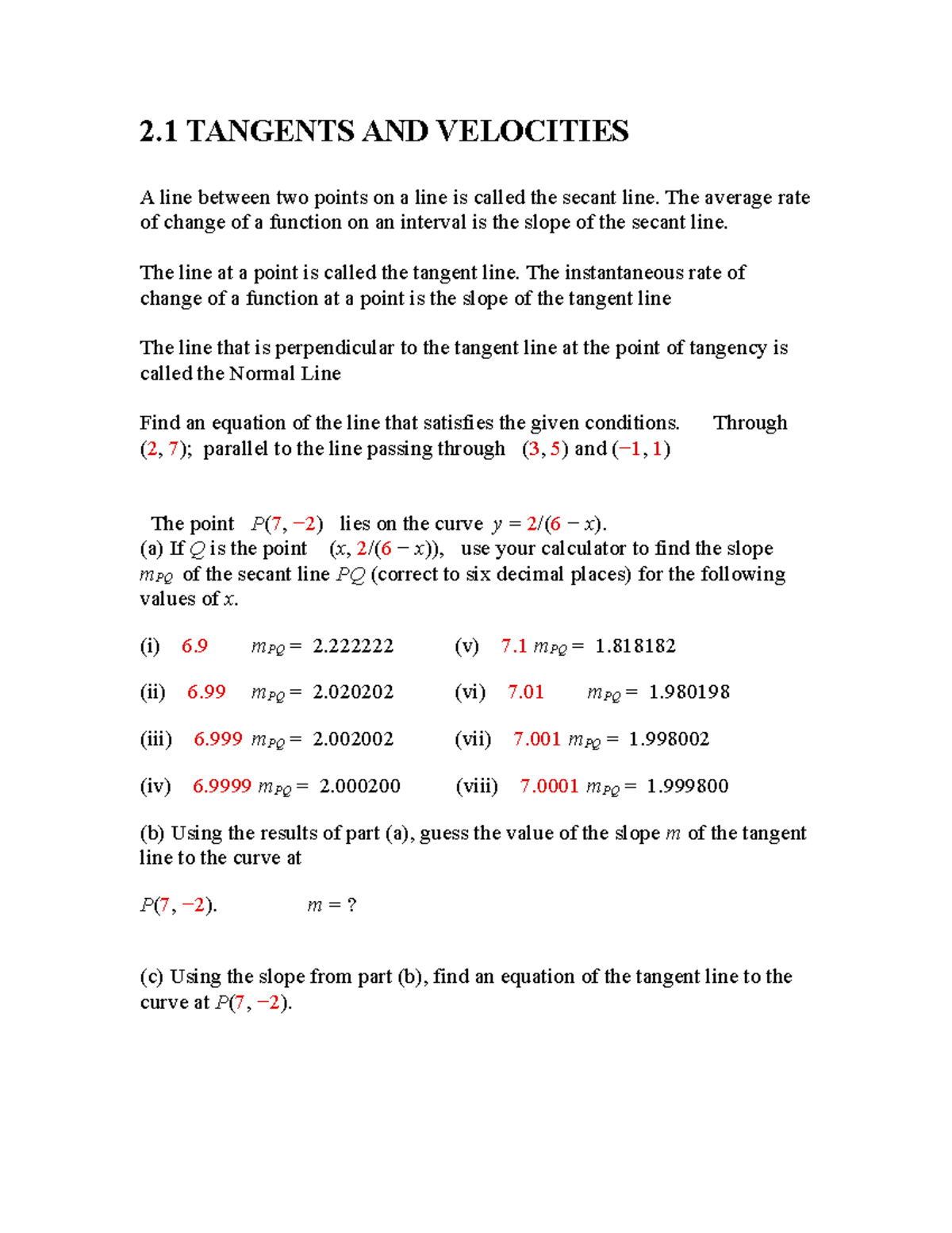 math-151-lecture-note-2-tangents-and-velocities-a-line-between-two