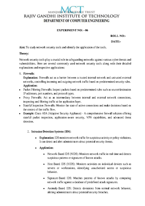 CSS Experiment 2 - Test - Experiment No: - 0 2 Roll No.: Date: Aim: To ...