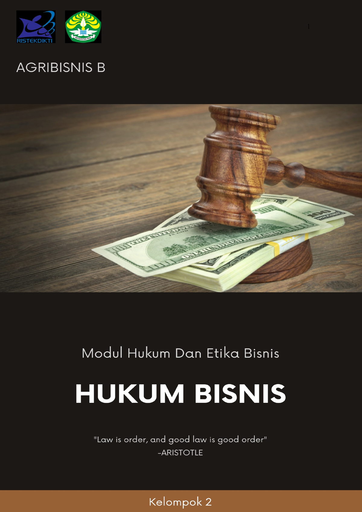 UTS HEB B Kelompok 2 Mudul Hukum Bisnis - PROJEK MODUL KELOMPOK 2 HUKUM ...