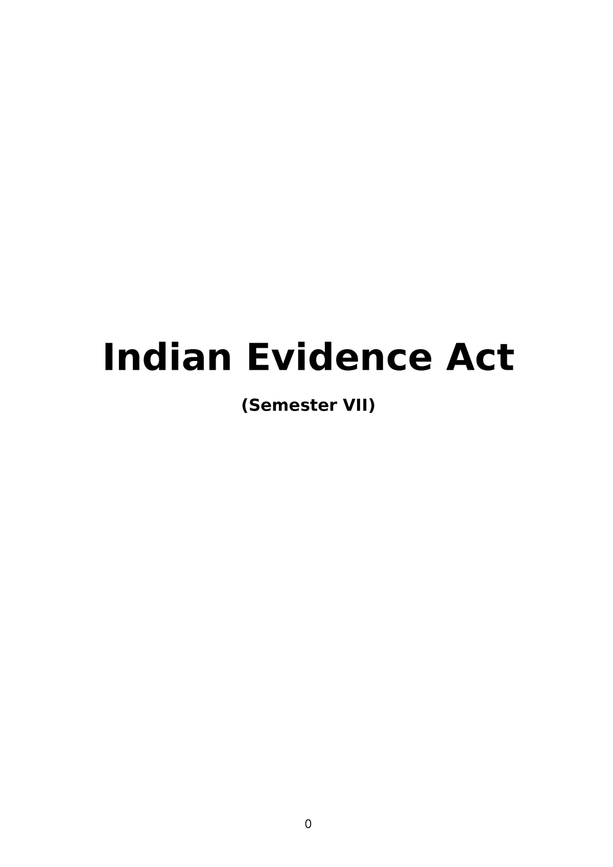 303436892-indian-evidence-act-notes-for-exam-indian-evidence-act