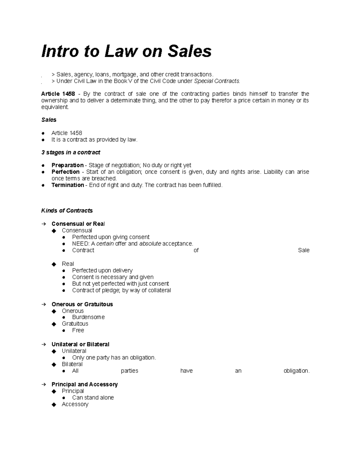 intro-to-law-on-sales-lecture-notes-1-intro-to-law-on-sales-sales