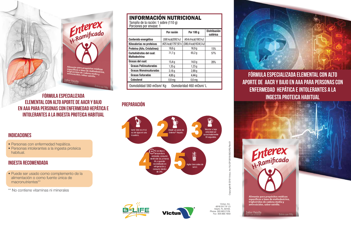 Enterex H Ramificado Para Que Sirve