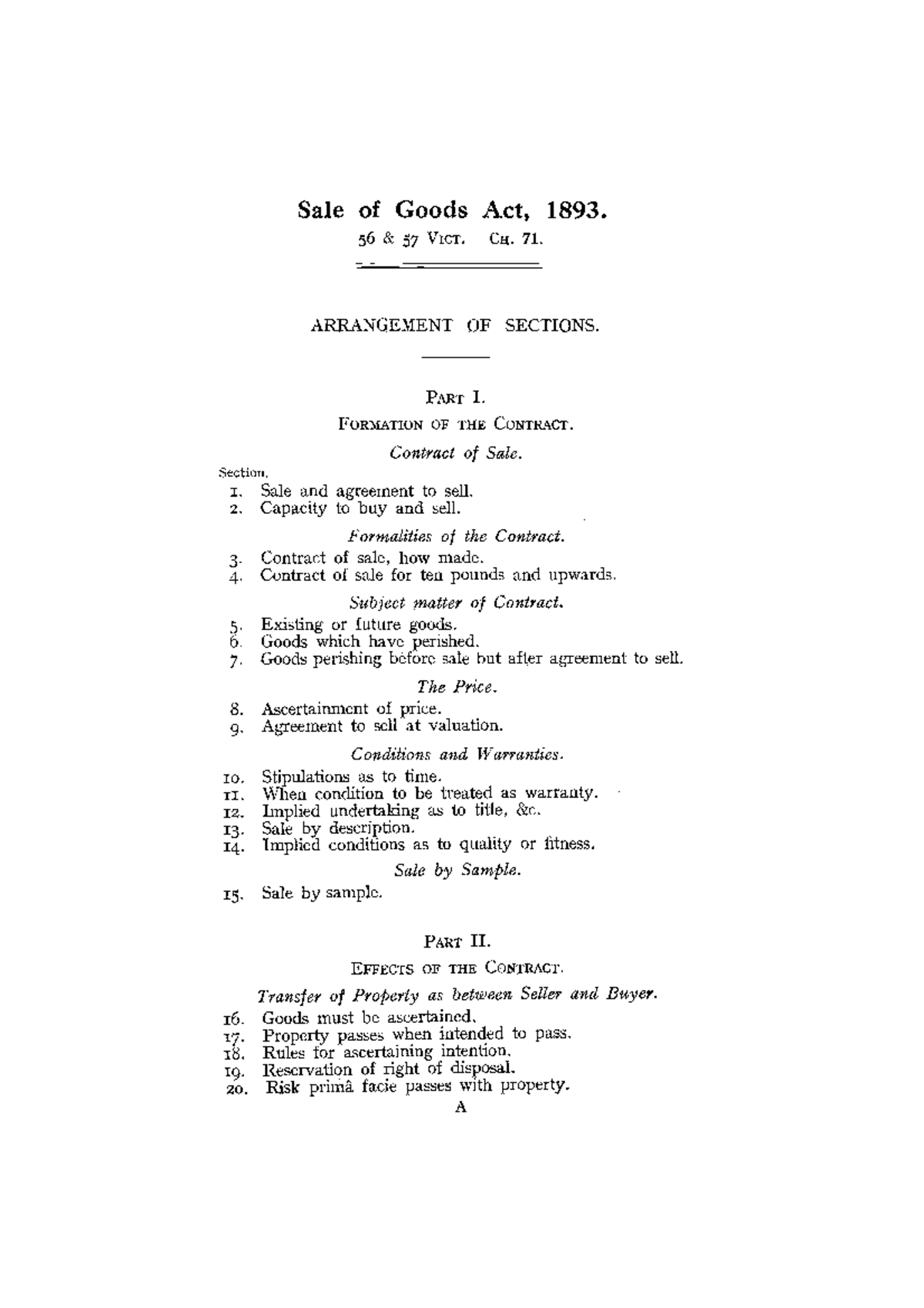 sale-of-goods-act-1893-commercial-law-material-sale-of-goods-act