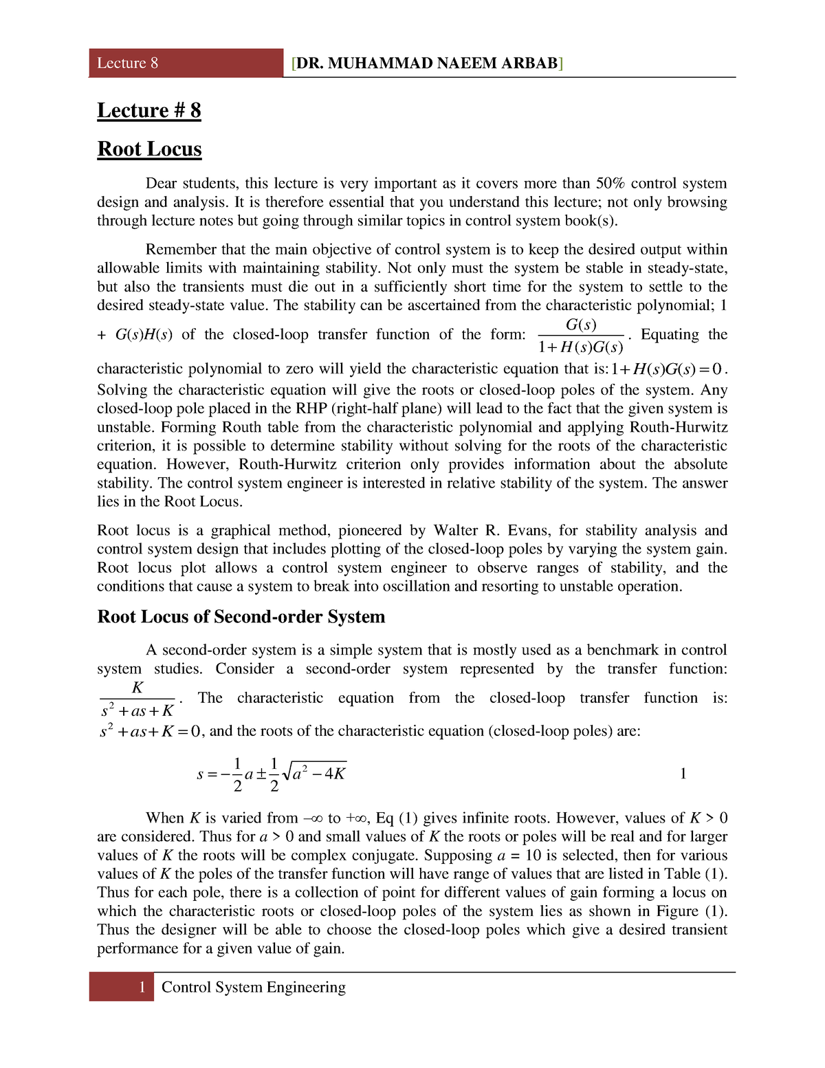 lecture-8-root-locus-ziyad-lecture-8-root-locus-dear-students