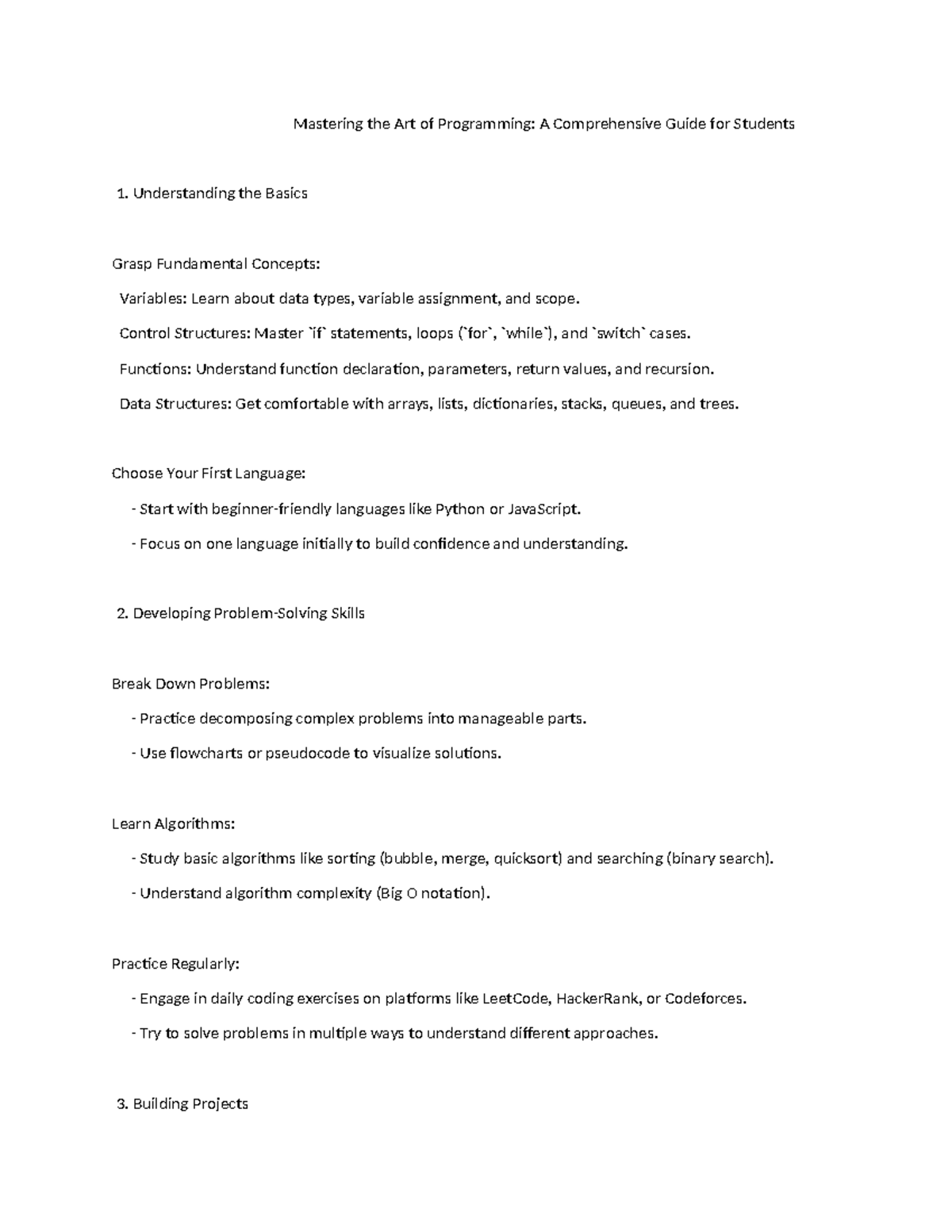 How to master the art of programming - Mastering the Art of Programming ...
