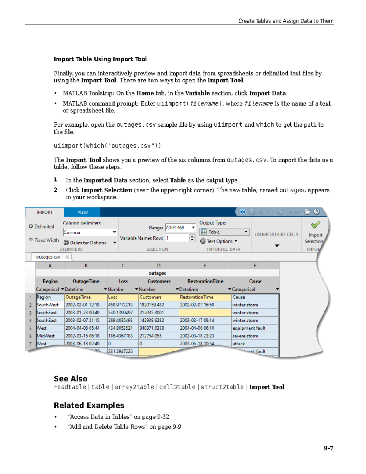 Matlab Prog-39 - Import Table Using Import Tool Finally, You Can ...