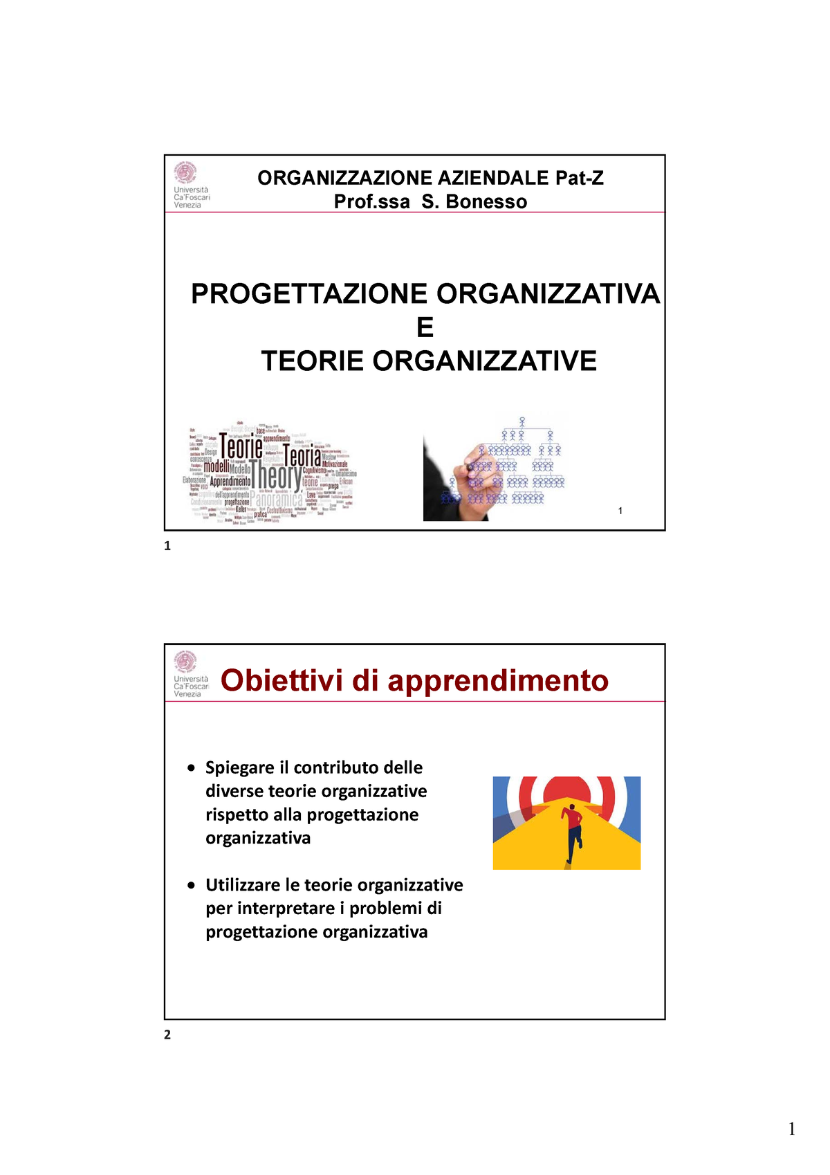 Capitolo 2 - CAP 2 OA - 1 PROGETTAZIONE ORGANIZZATIVA E TEORIE ...