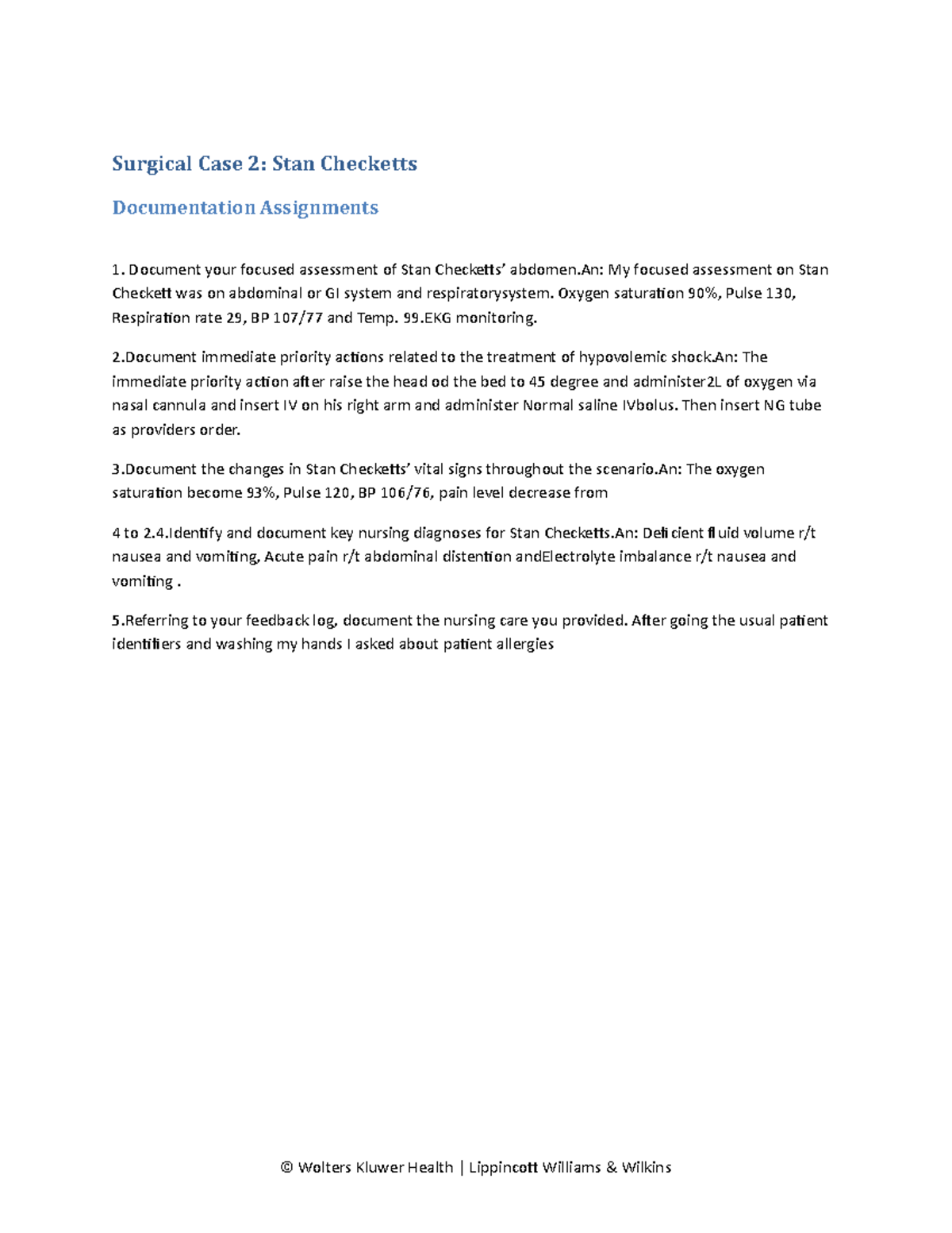 Surgical Case 02 Stan Checketts DA - Surgical Case 2: Stan Checketts ...