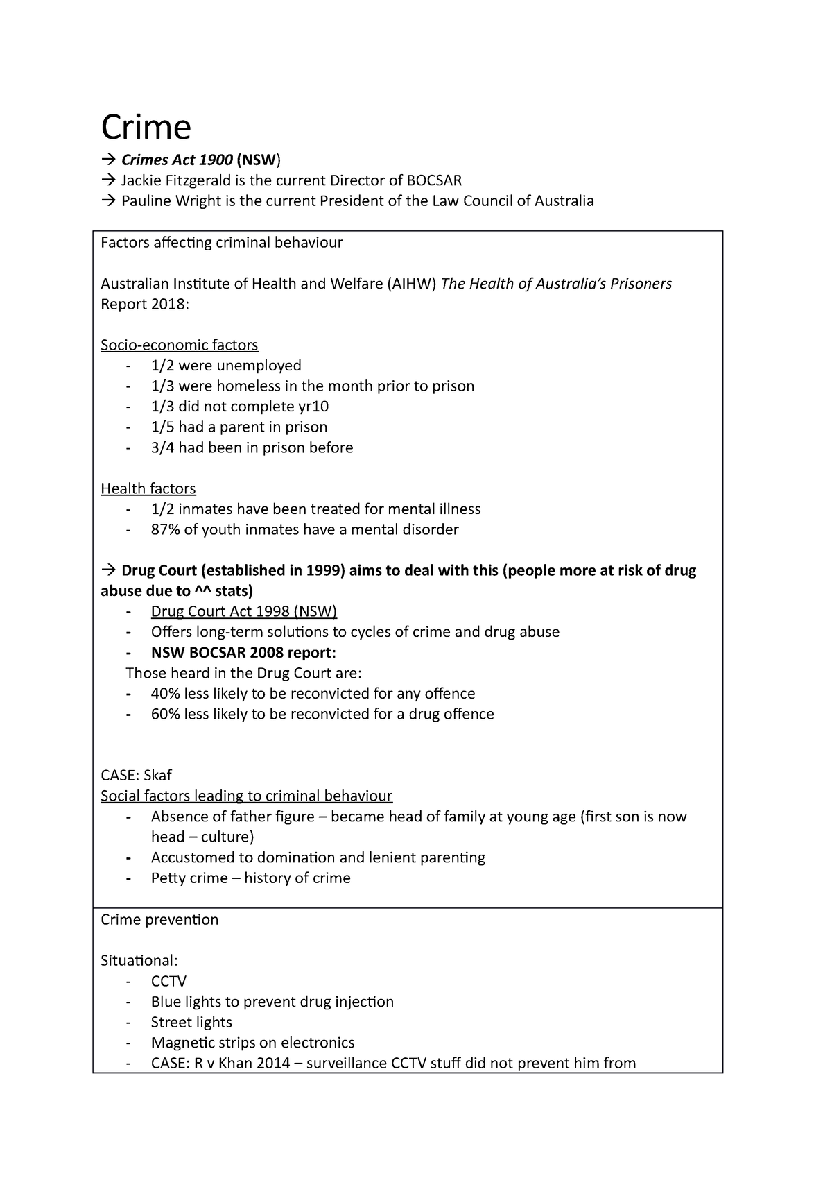 crime rate titles for essays